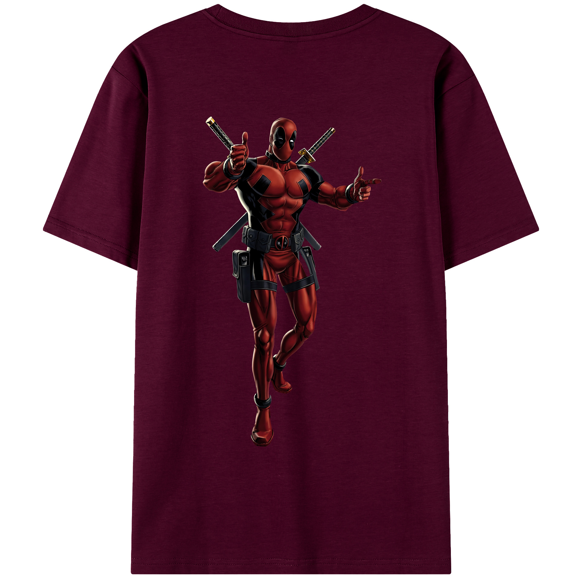 （画像用） Deadpool デッドプール レディース半袖Tシャツ(バックプリント)
